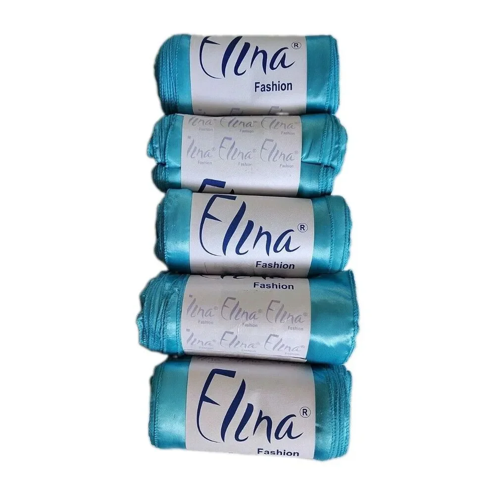 55 Elina Fashion Satin Chair Sashes 6x108 Aqua Turquoise Event Party Decor